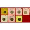 Image 2 : MUGHAL: Muhammad Akbar II, 1806-1837, LOT of 6 silver rupees & 1 copper paisa