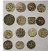Image 1 : MUGHAL: LOT of 15 silver rupees
