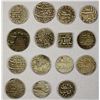 Image 2 : MUGHAL: LOT of 15 silver rupees