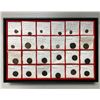 Image 1 : MYSORE: LOT of 1 silver & 23 copper coins