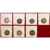 Image 1 : SIKH EMPIRE: LOT of 7 silver rupees