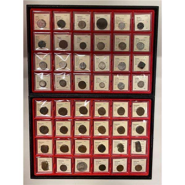 INDIAN STATES: LOT of 139 coins