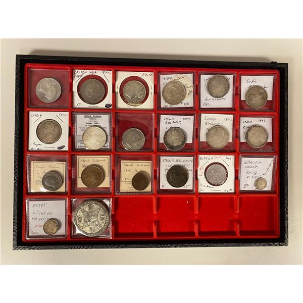 BRITISH INDIA: LOT of 20 coins