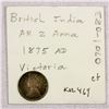 Image 2 : BRITISH INDIA: LOT of 2 silver & 7 copper coins