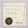 Image 3 : BRITISH INDIA: LOT of 2 silver & 7 copper coins