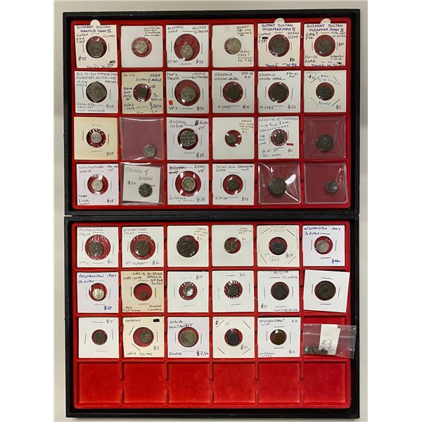 INDIA: LOT of 22 coins of the Sultanates. plus 19 other pieces
