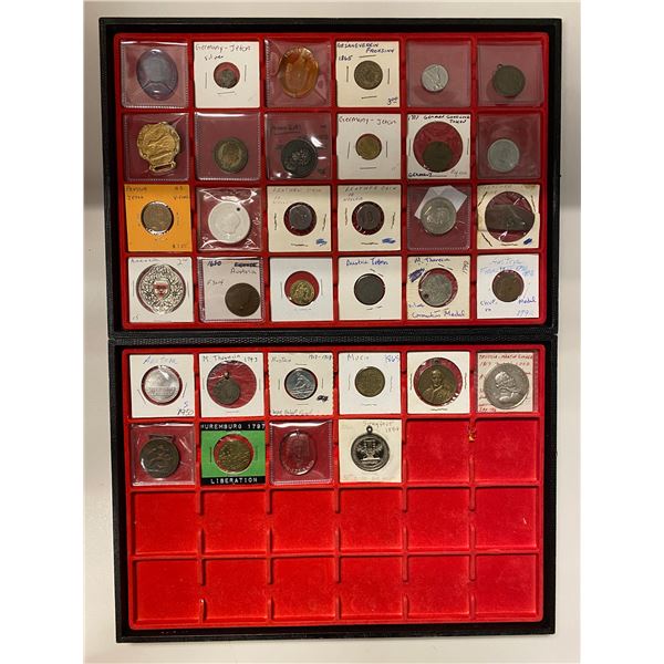 AUSTRIA AND GERMANY: LOT of 35 tokens and medals