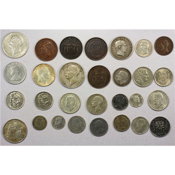 BALKAN STATES: LOT of 60 coins