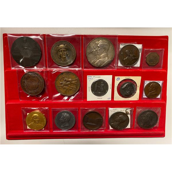 BELGIUM AND FRANCE: LOT of 15 medals