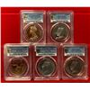 Image 1 : BRITISH COMMONWEALTH: LOT of 5 coins