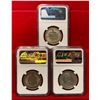 Image 2 : DENMARK: LOT of 3 NGC graded AR 2 kroner