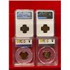 Image 2 : DENMARK: LOT of 4 graded coins