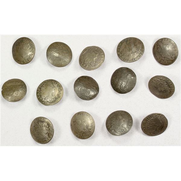 DENMARK: LOT of 14 coins