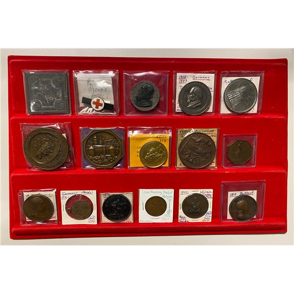 EUROPE: LOT of 16 medals