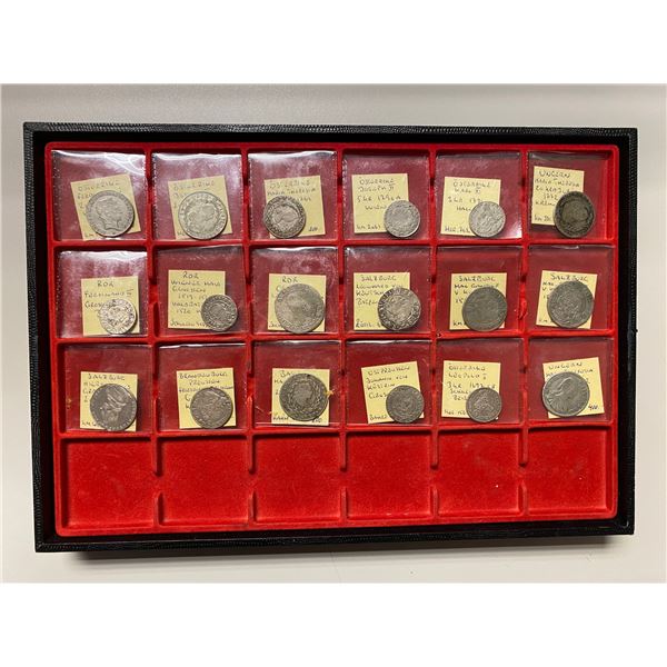 EUROPE: LOT of 18 coins