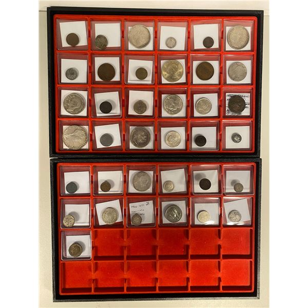 EUROPE: LOT of 37 coins, tokens, and medals