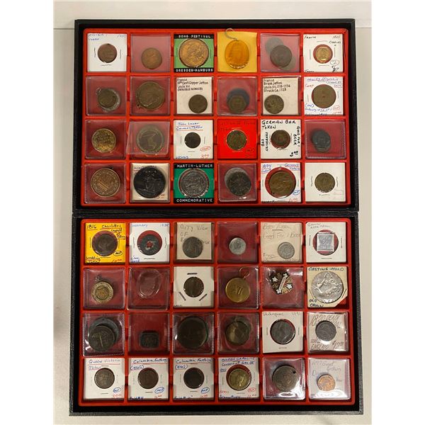 EUROPE: LOT of 78 tokens and medals