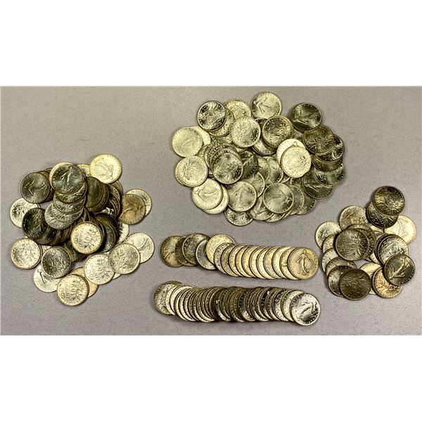 FRANCE: LOT of 168 coins