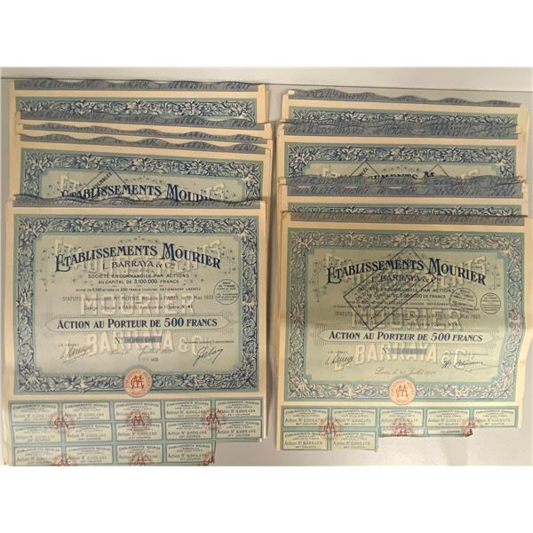 FRANCE: LOT of 127 stocks