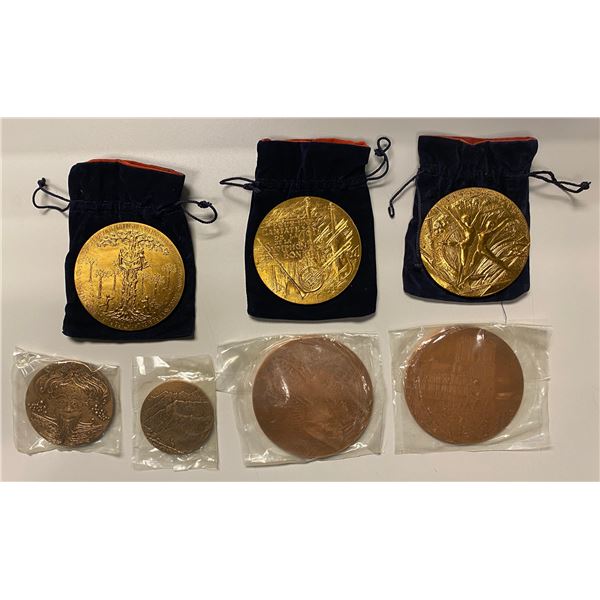 FRANCE: LOT of 7 medals
