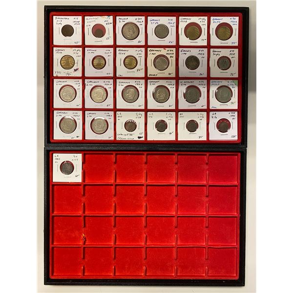 GERMANY AND GREAT BRITAIN: LOT of 25 coins