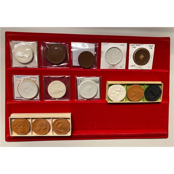 GERMANY: LOT of 27 porcelain medals
