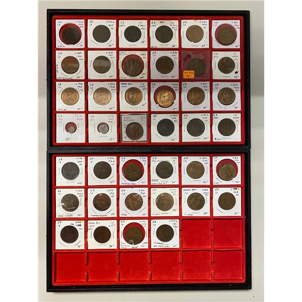 GREAT BRITAIN: LOT of 40 coins