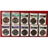 Image 2 : GREAT BRITAIN: LOT of 10 coins