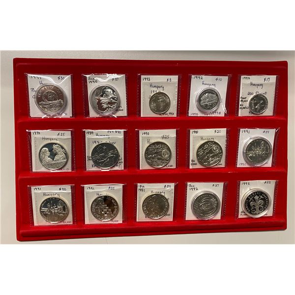 HUNGARY: LOT of 23 coins