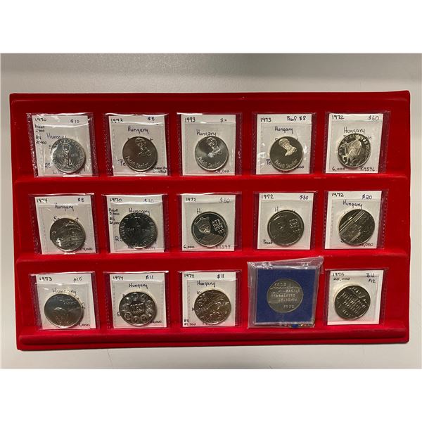 HUNGARY: LOT of 22 coins