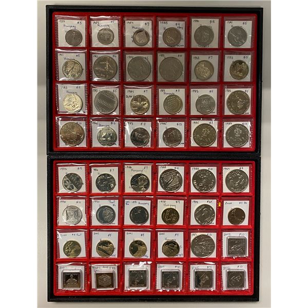 HUNGARY: LOT of 54 coins
