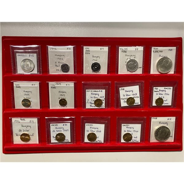 HUNGARY: LOT of 20 coins