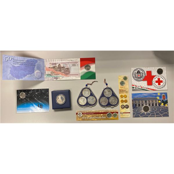 HUNGARY: LOT of 15 coins