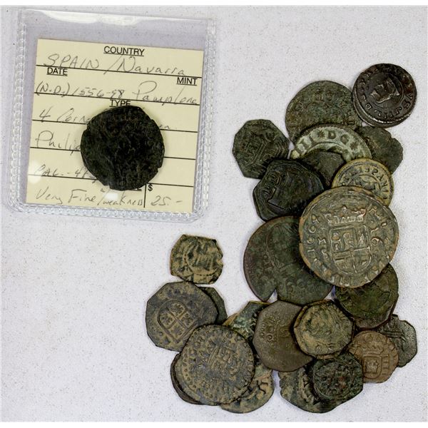 SPAIN: LOT of 30 bronzes