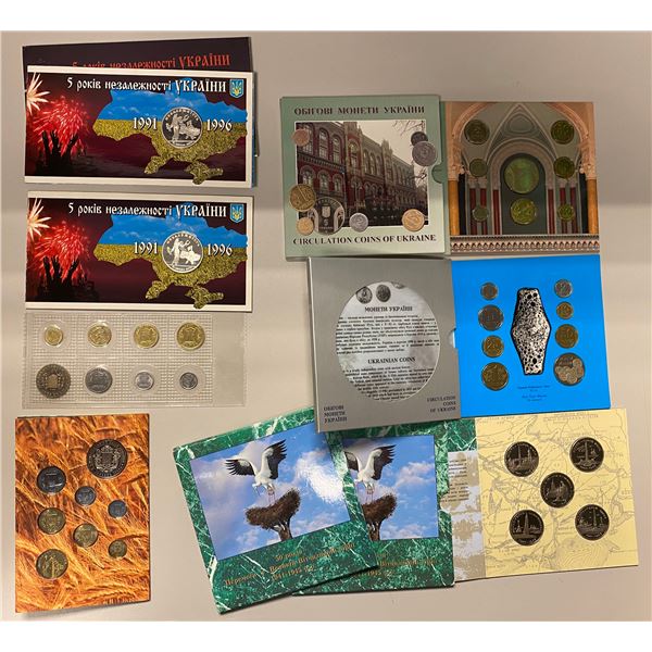 UKRAINE: LOT of 37 coins