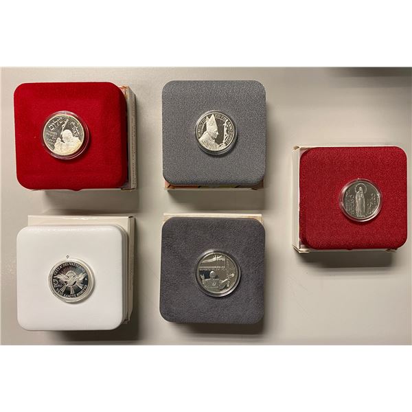 VATICAN: LOT of 5 coins