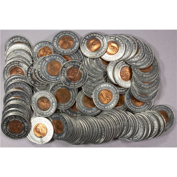 CANADA: LOT of 125 tokens