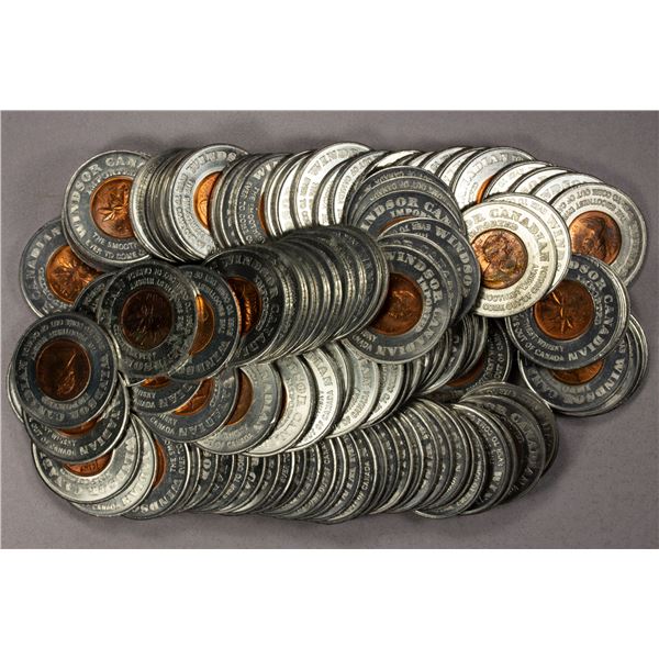 CANADA: LOT of 125 tokens