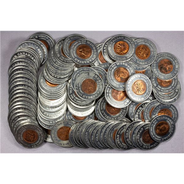 CANADA: LOT of 125 tokens