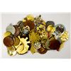 CANADA & PROVINCES: LOT of 44 pins, badges, and medals