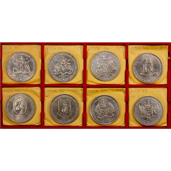 CARIBBEAN: SET of 8 coins