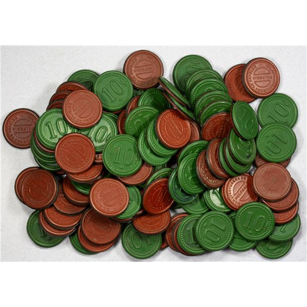 CHILE: LOT of 100 tokens