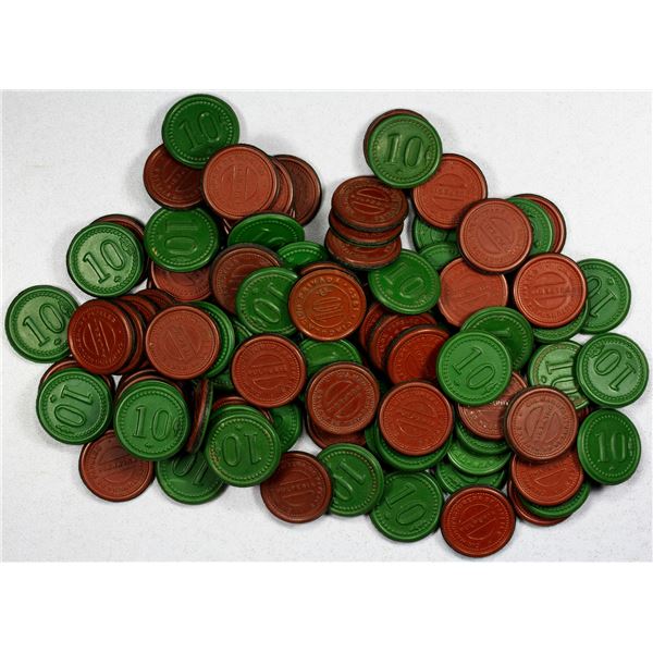 CHILE: LOT of 100 tokens
