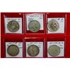 MEXICO: Republic, LOT of 6 coins