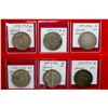 MEXICO: Republic, LOT of 6 coins