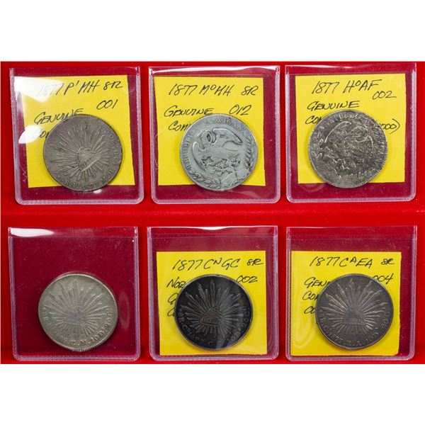 MEXICO: Republic, LOT of 6 coins