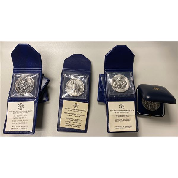 UNITED NATIONS: LOT of 9 AR medals, Unc