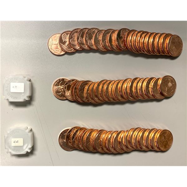 UNITED STATES: LOT of 60 coins