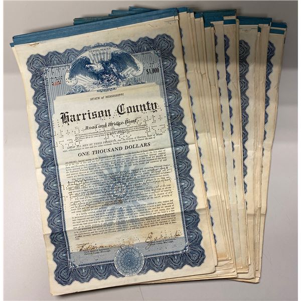 UNITED STATES: LOT of 75 bonds