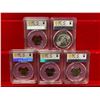 Image 2 : UNITED STATES: LOT of 5 coins